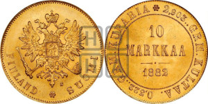 10 марок 1882 года S