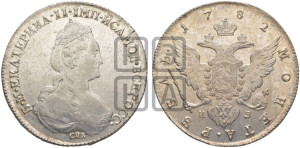 1 рубль 1782 года СПБ/ИЗ (новый тип)
