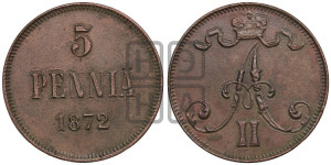 5 пенни 1872 года