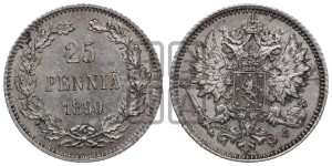 25 пенни 1890 года L