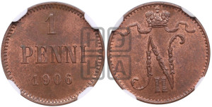1 пенни 1906 года