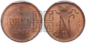 1 пенни 1907 года