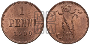 1 пенни 1909 года
