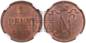 1 пенни 1909 года