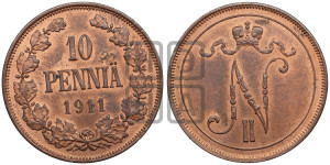 10 пенни 1911 года