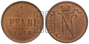 1 пенни 1913 года