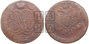 5 копеек 1758 года (без букв)