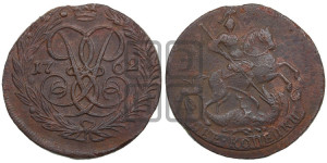 2 копейки 1762 года (гурт сетчатый)