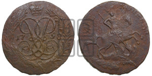 2 копейки 1758 года (гурт “ЕКАТЕРИНБУРГСКОГО ДВОРА”)