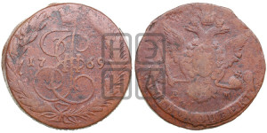 5 копеек 1769 года ЕМ (ЕМ, Екатеринбургский монетный двор)
