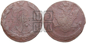 5 копеек 1772 года ЕМ (ЕМ, Екатеринбургский монетный двор)