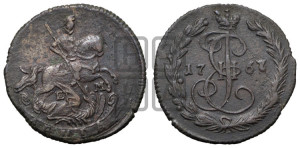 Денга 1767 года ЕМ (ЕМ, Екатеринбургский монетный двор)