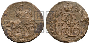 Полушка 1767 года ЕМ (ЕМ, Екатеринбургский монетный двор)