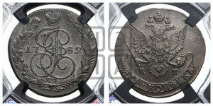 5 копеек 1782 года КМ (КМ, Сузунский монетный двор)