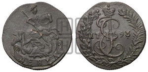 Денга 1793 года КМ (КМ, Сузунский монетный двор)