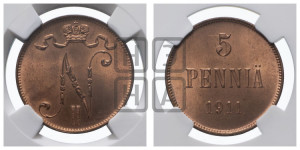 5 пенни 1911 года