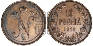 10 пенни 1914 года