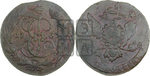 5 копеек 1763 года ММ (ММ, Красный  монетный двор)