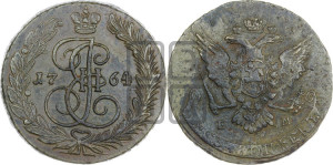 5 копеек 1764 года ЕМ (ЕМ, Екатеринбургский монетный двор)