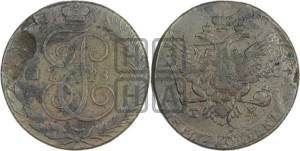 5 копеек 1787 года ТМ (ТМ, Таврический монетный двор)