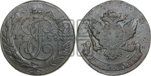 5 копеек 1788 года ММ (ММ, Красный  монетный двор)