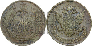 5 копеек 1788 года ММ (ММ, Красный  монетный двор)