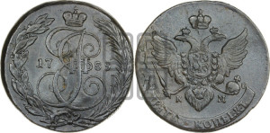 5 копеек 1789 года КМ (КМ, Сузунский монетный двор)