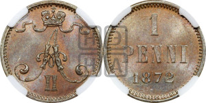 Пенни 1872 года
