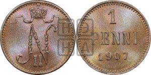 1 пенни 1907 года