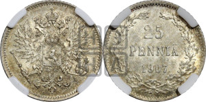 25 пенни 1907 года L