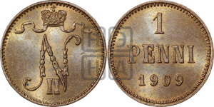 1 пенни 1909 года