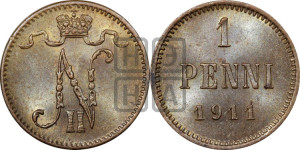 1 пенни 1911 года