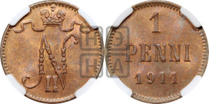 1 пенни 1911 года