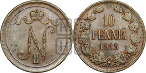 10 пенни 1915 года