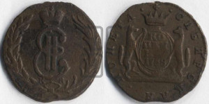 1 копейка 1768 года КМ (для Сибири)