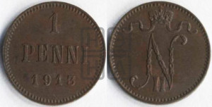 1 пенни 1913 года