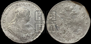1 рубль 1740 года СПБ (петербургский тип)