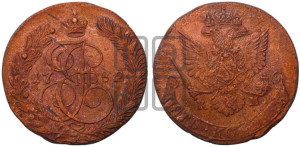 5 копеек 1782 года КМ (КМ, Сузунский монетный двор)