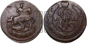 Денга 1788 года (без букв, Красный  монетный двор)