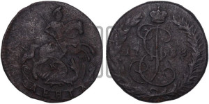 Денга 1788 года КМ (КМ, Сузунский монетный двор)