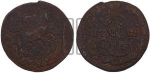 Денга 1789 года ЕМ (ЕМ, Екатеринбургский монетный двор)