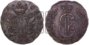 Полушка 1777 года КМ (для Сибири)