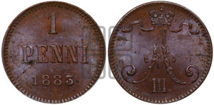 1 пенни 1883 года