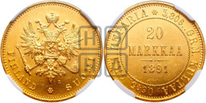 20 марок 1891 года L