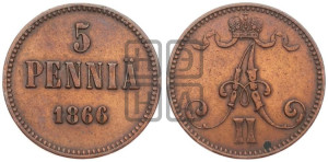 5 пенни 1866 года