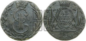 Денга 1769 года КМ (для Сибири)