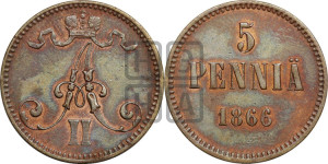 5 пенни 1866 года