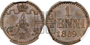 Пенни 1869 года