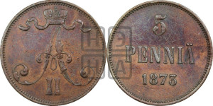 5 пенни 1873 года