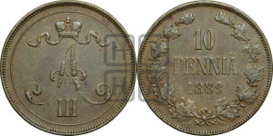 10 пенни 1889 года
